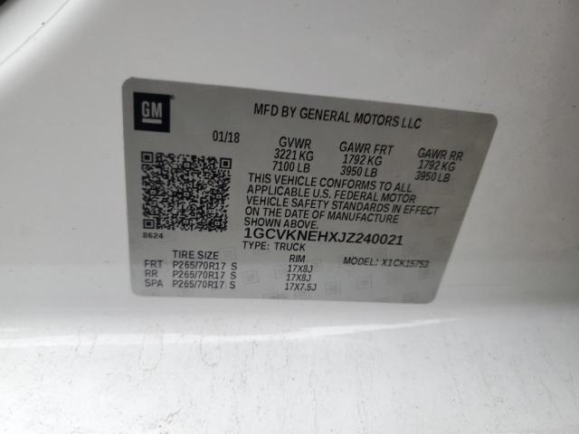 2018 CHEVROLET SILVERADO #3302693017