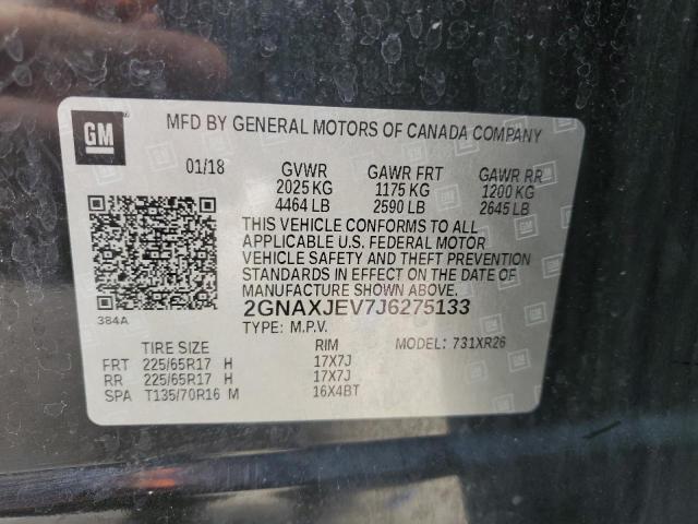 2018 CHEVROLET EQUINOX LT #3311477235