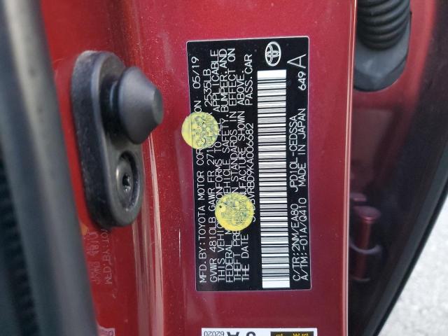 2019 TOYOTA MIRAI #3294306875