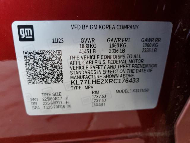 2024 CHEVROLET TRAX 1LT #3303897703