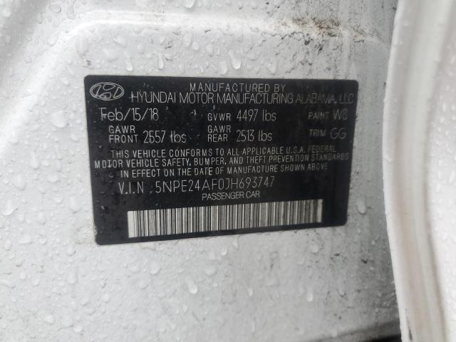 2018 HYUNDAI SONATA SE #3302883892