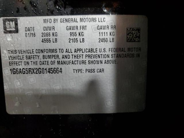 2016 CADILLAC ATS #3283989817