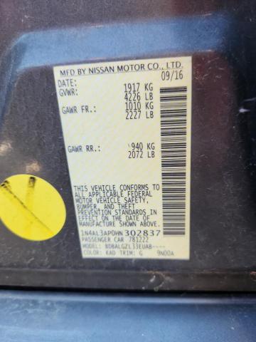 2017 NISSAN ALTIMA 2.5 - 1N4AL3AP0HN302837