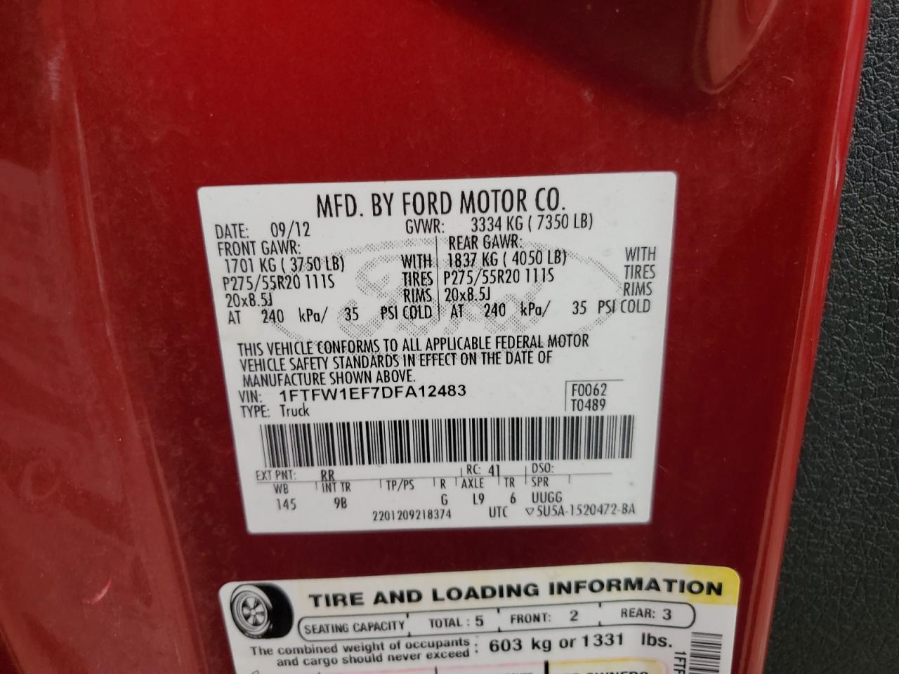 FORD F-150 SUPERCREW