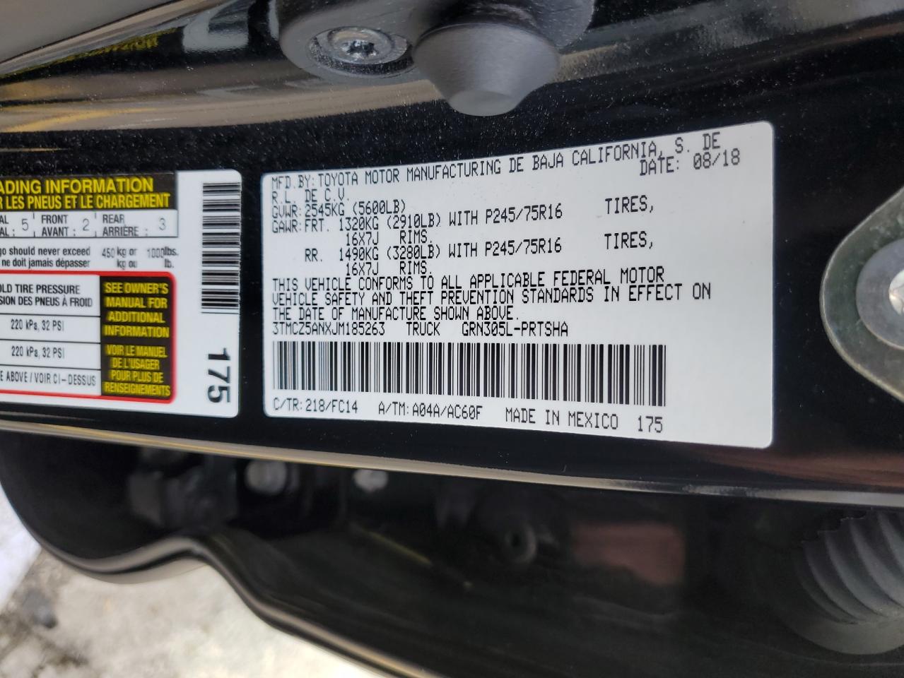 TOYOTA TACOMA DOUBLE CAB