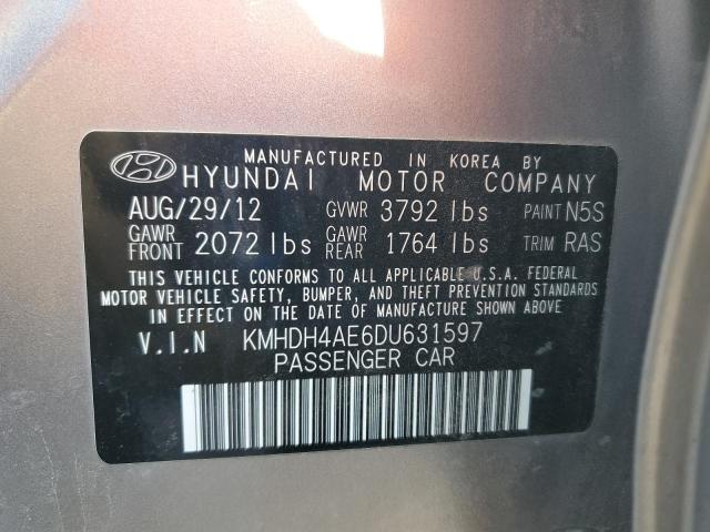 2013 HYUNDAI ELANTRA GL - KMHDH4AE6DU631597