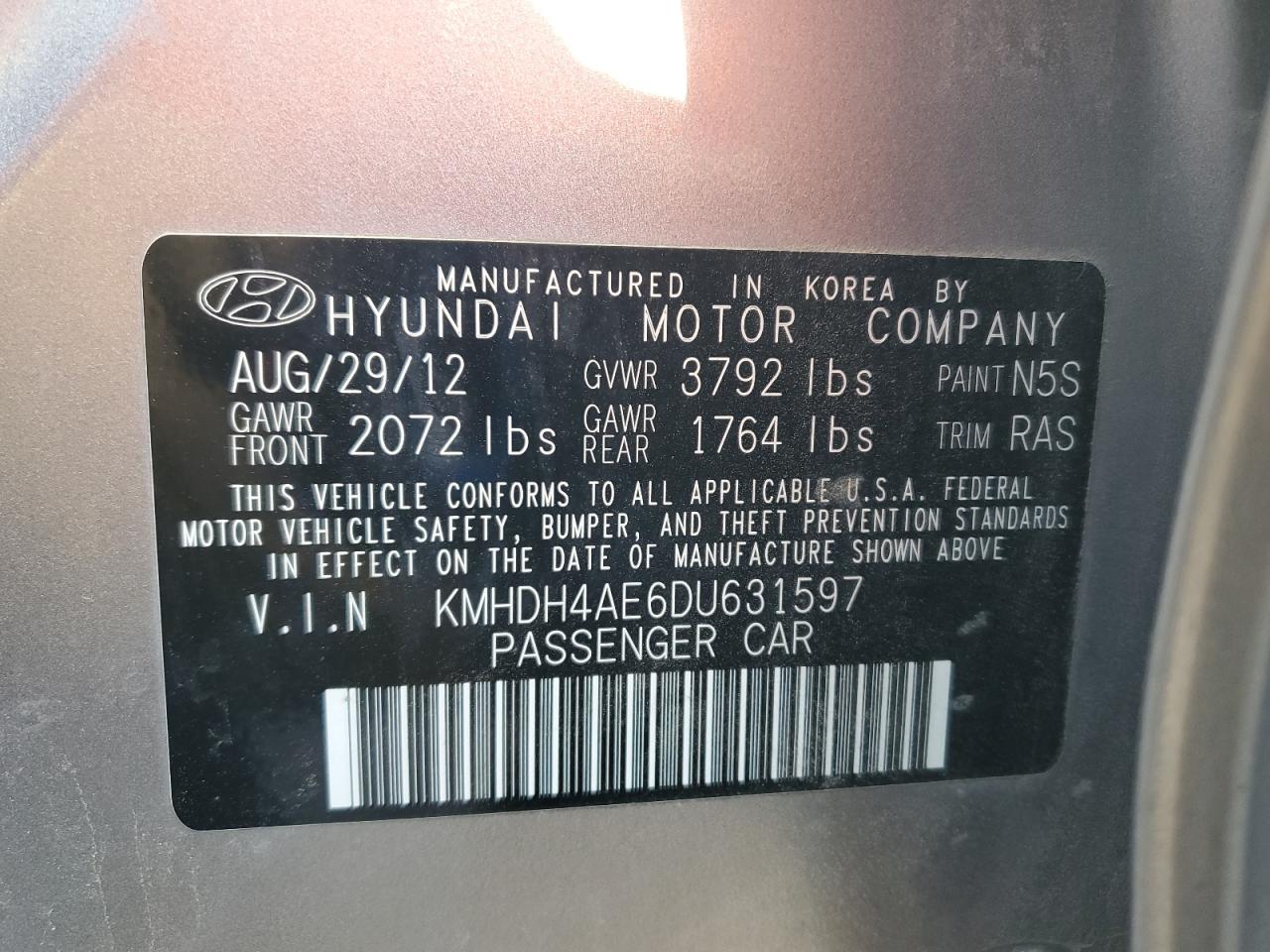 HYUNDAI ELANTRA GLS