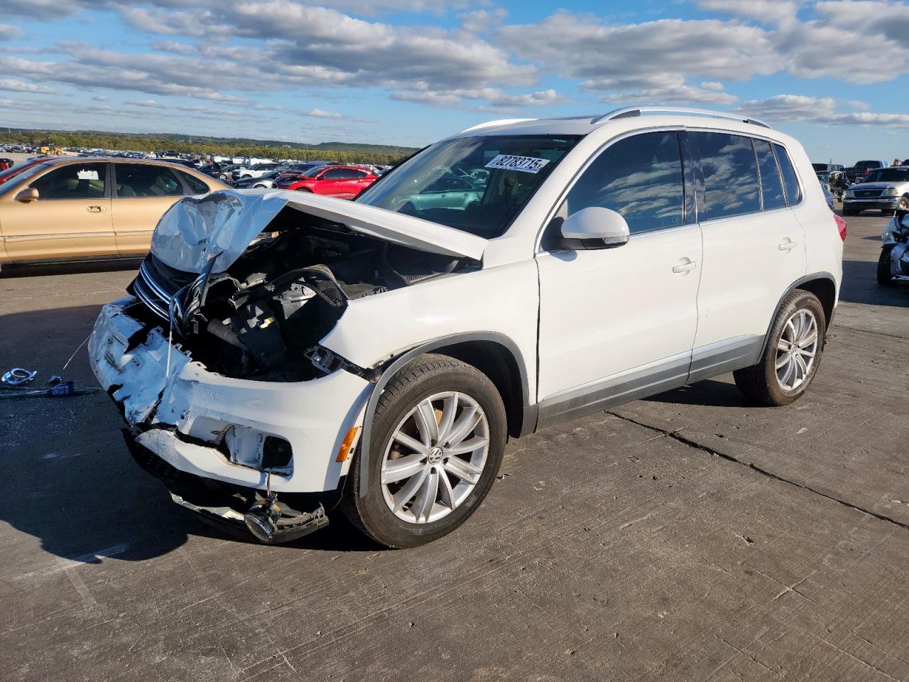 Lot #3291479974 2013 VOLKSWAGEN TIGUAN S