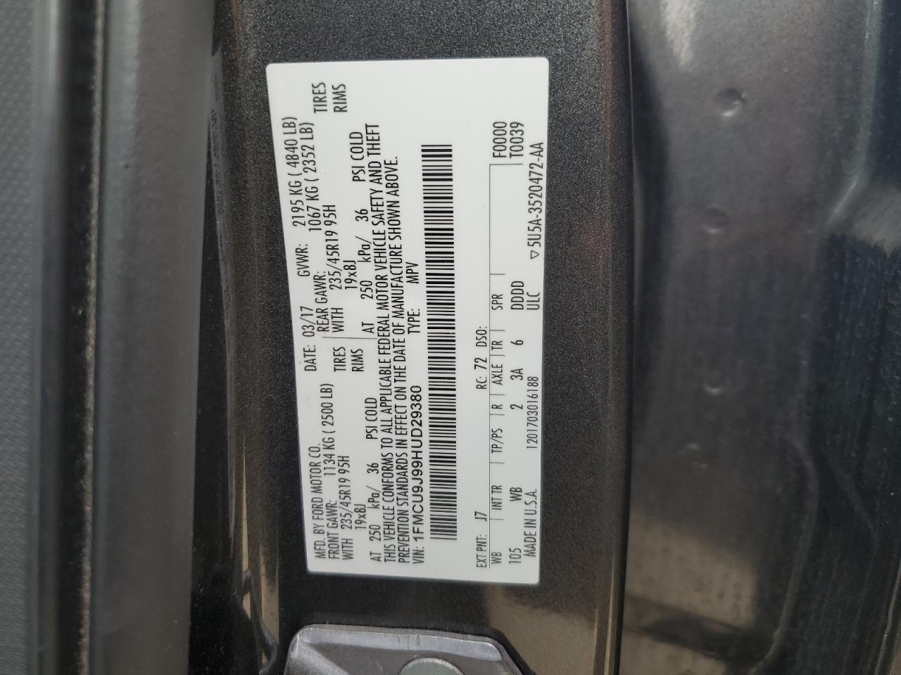 FORD ESCAPE TITANIUM