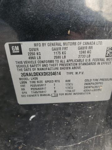 2013 CHEVROLET EQUINOX LT - 2GNALDEKXD6204614