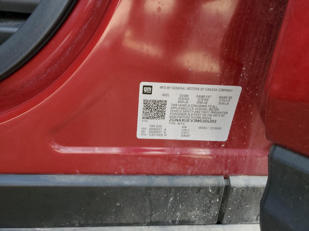 CHEVROLET EQUINOX LT