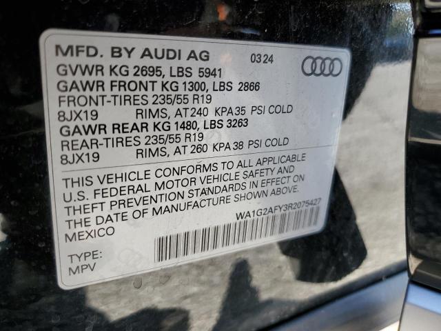 2024 AUDI Q5 E PREMI WA1G2AFY3R2075427