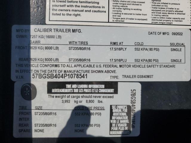 2023 CALIBER UNKNOWN #3297896770