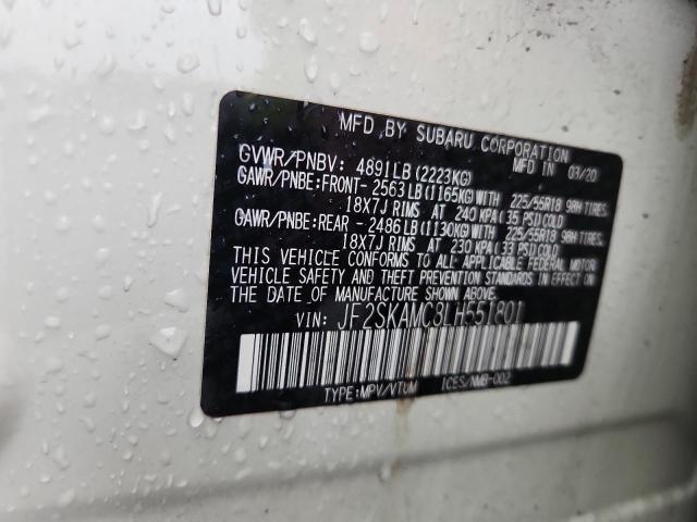 2020 SUBARU FORESTER S JF2SKAMC8LH551801