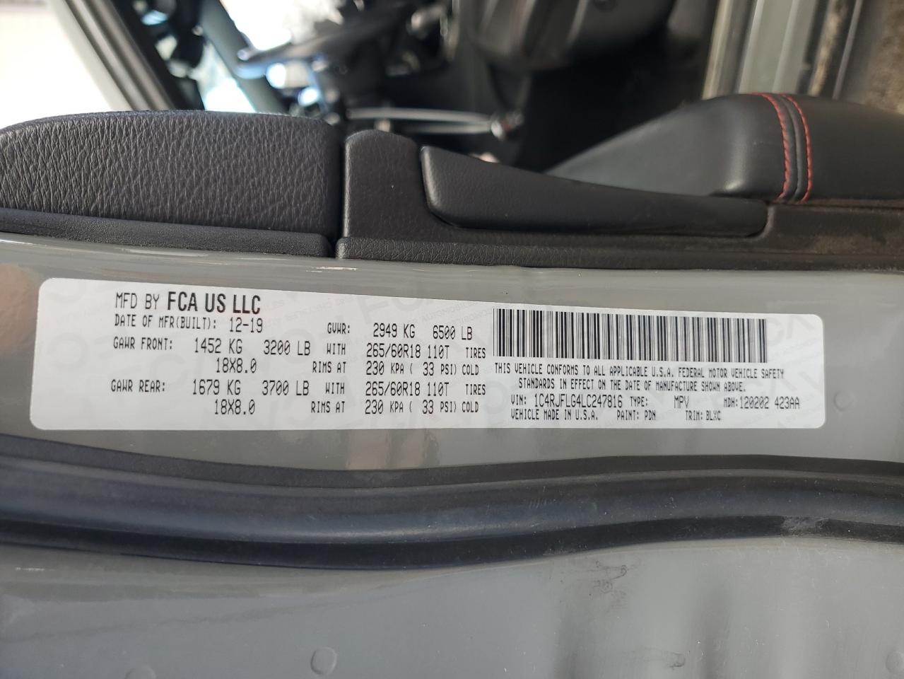 JEEP GRAND CHEROKEE TRAILHAWK