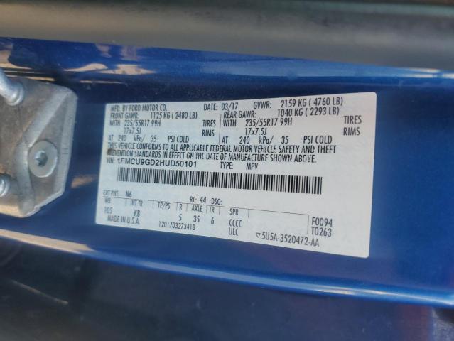 2017 FORD ESCAPE SE #3257221788