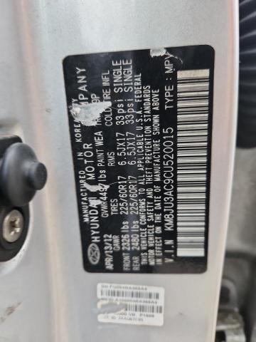 2012 HYUNDAI TUCSON GLS - KM8JU3AC9CU520015