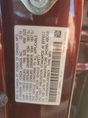 2018 HONDA CR-V EXL #3297162506