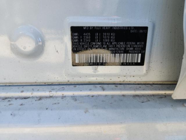 2013 SUBARU LEGACY 2.5 - 4S3BMCC60D3012846