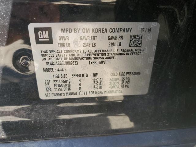 2020 BUICK ENCORE PRE - KL4CJASB3LB009633