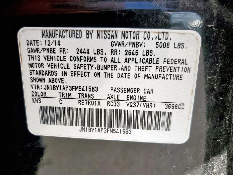 2015 INFINITI Q70 3.7 JN1BY1AP3FM541583