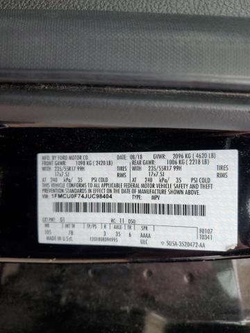 2018 FORD ESCAPE S - 1FMCU0F74JUC98404