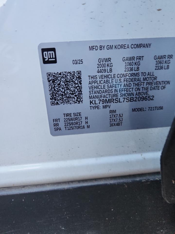 Lot #3309623051 2025 CHEVROLET TRAILBLAZE