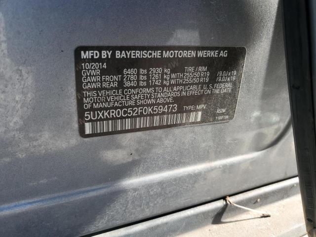 2015 BMW X5 XDRIVE35I 5UXKR0C52F0K59473