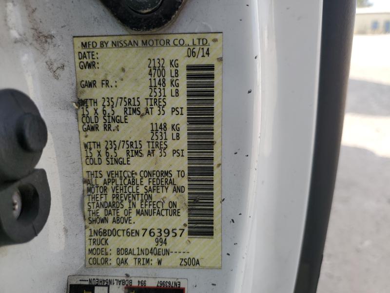 2014 NISSAN FRONTIER S - 1N6BD0CT6EN763957