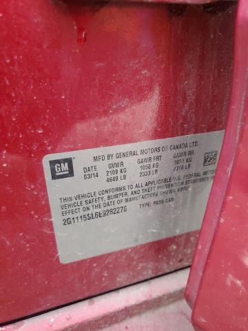 2014 CHEVROLET IMPALA LT - 2G1115SL6E9282270