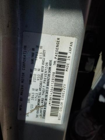 2004 MAZDA 3 HATCHBAC #3309568564