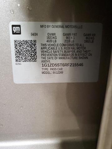 2024 CHEVROLET MALIBU LT 1G1ZD5ST6RF215546