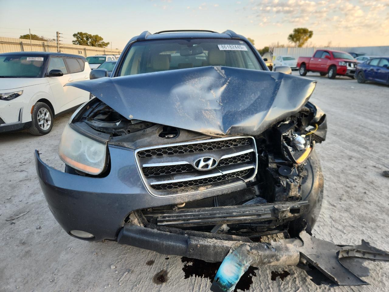 Lot #3277175929 2009 HYUNDAI SANTA FE S