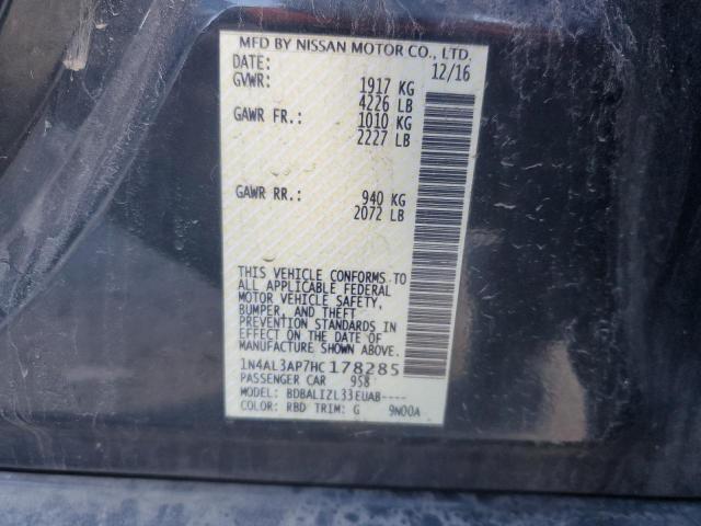 2017 NISSAN ALTIMA 2.5 - 1N4AL3AP7HC178285