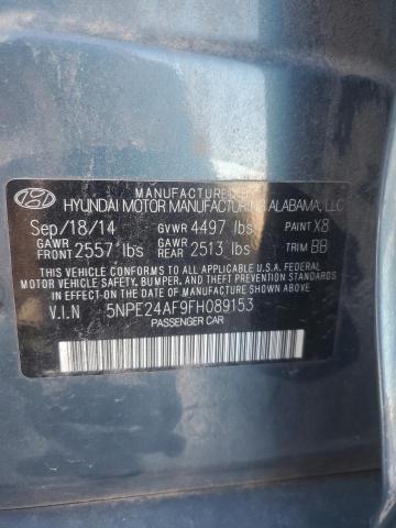 2015 HYUNDAI SONATA SE - 5NPE24AF9FH089153