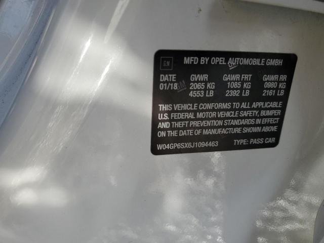 2018 BUICK REGAL ESSE - W04GP6SX6J1094463