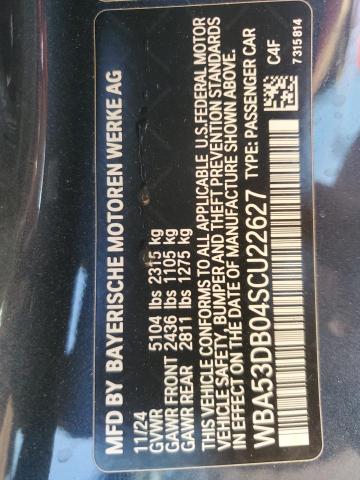 2025 BMW 430XI WBA53DB04SCU22627