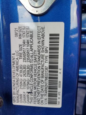 2021 HONDA CR-V SE #3292479697