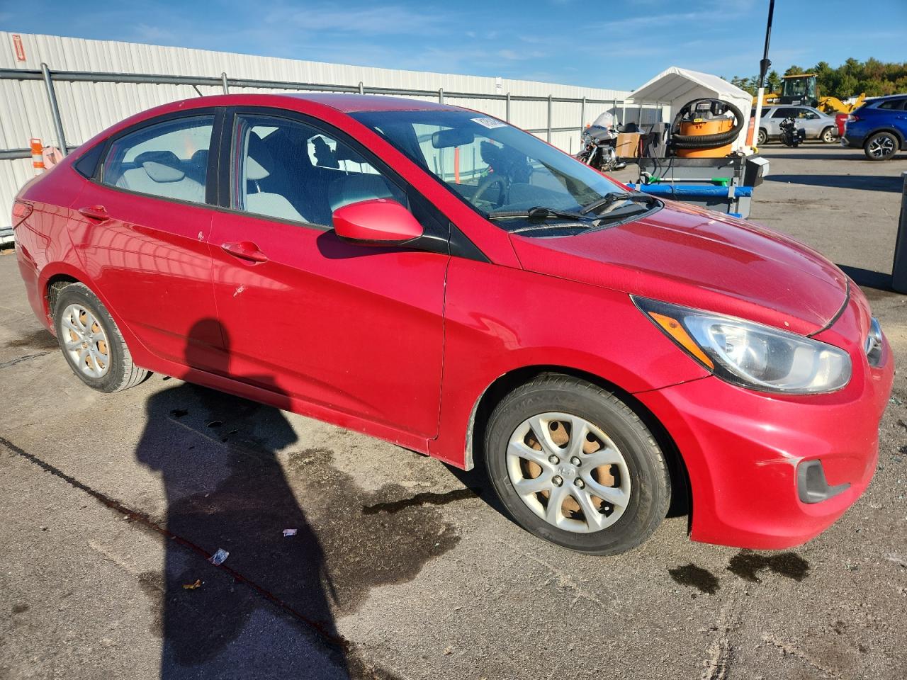 Lot #3310451318 2014 HYUNDAI ACCENT GLS