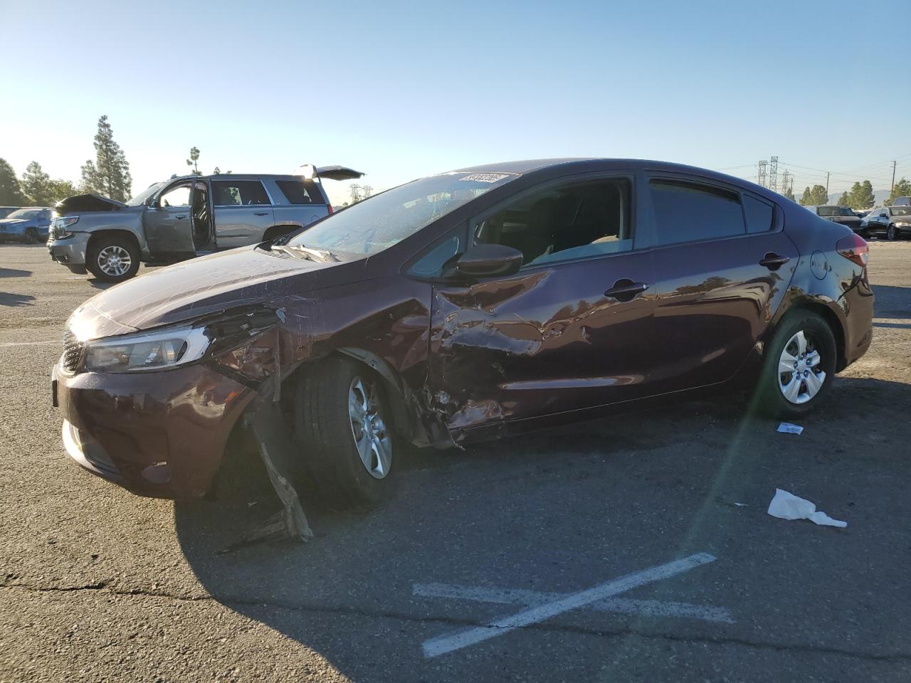 Lot #3302700017 2017 KIA FORTE LX