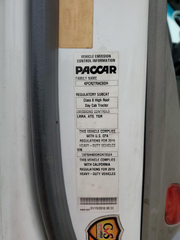 Lot #3278977032 2019 PETERBILT 579