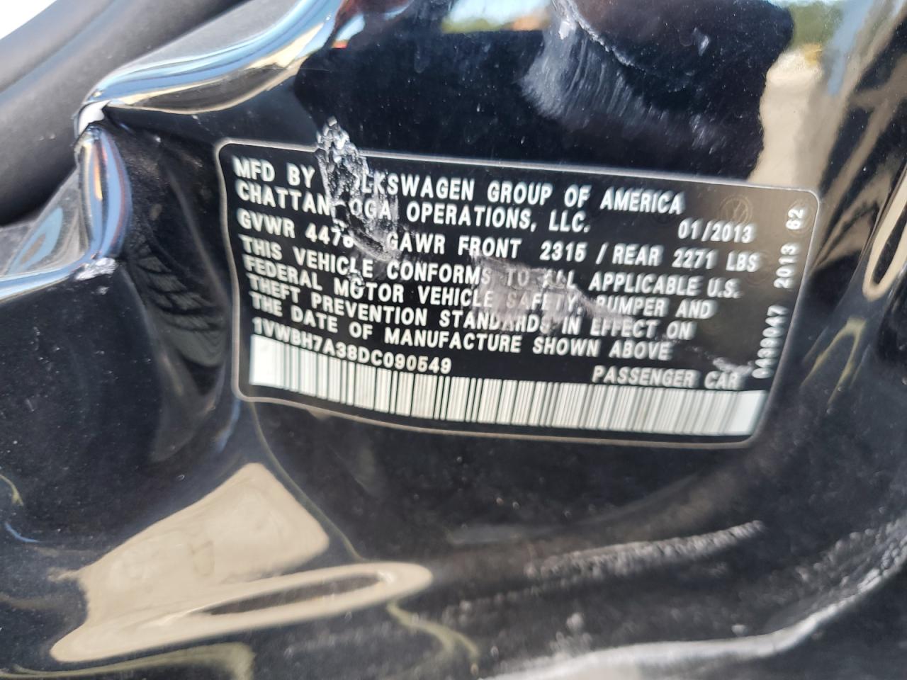 VOLKSWAGEN PASSAT SE