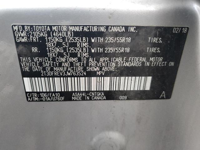 2018 TOYOTA RAV4 LIMIT - 2T3DFREV3JW763524