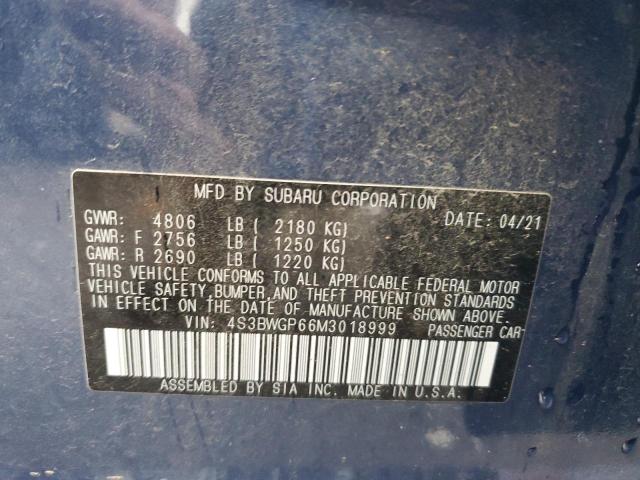 2021 SUBARU LEGACY TOU 4S3BWGP66M3018999