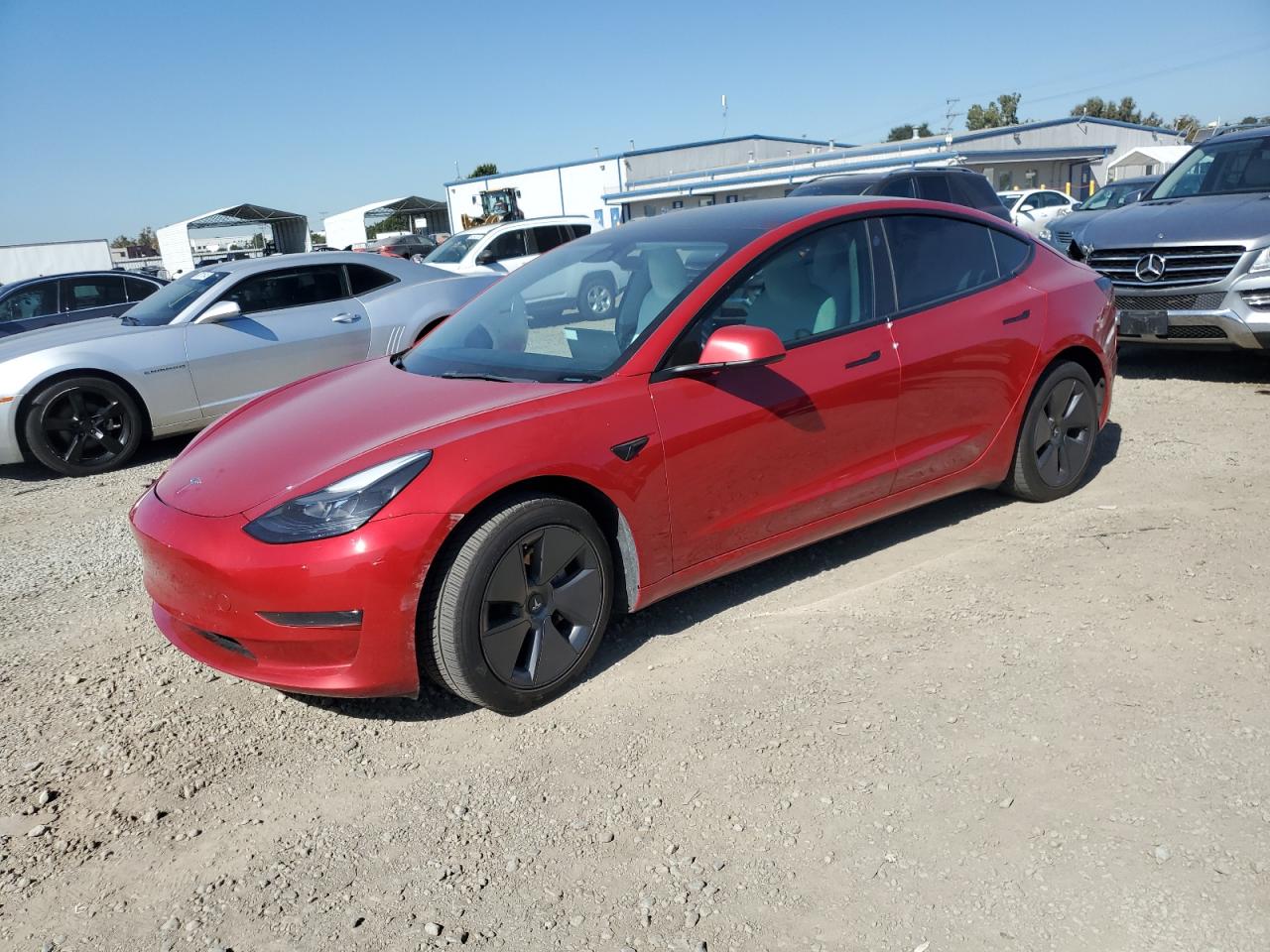 Lot #3312611170 2022 TESLA MODEL 3