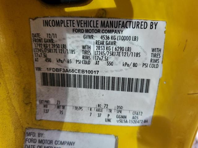 2012 FORD F350 SUPER #3304560436