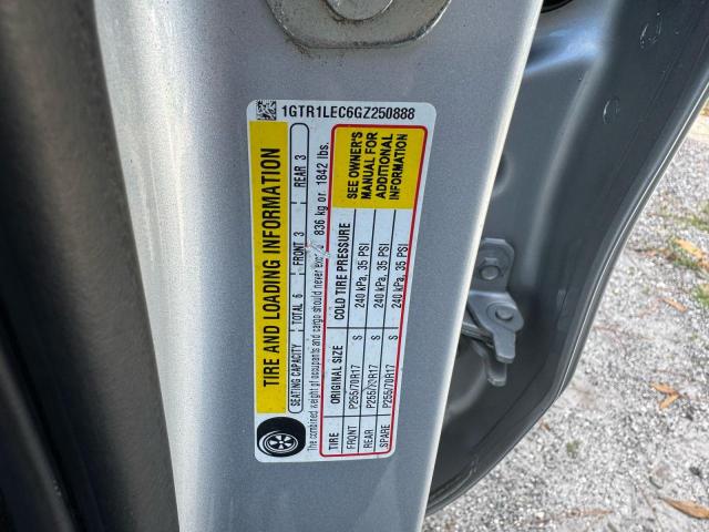 2016 GMC SIERRA C15 1GTR1LEC6GZ250888