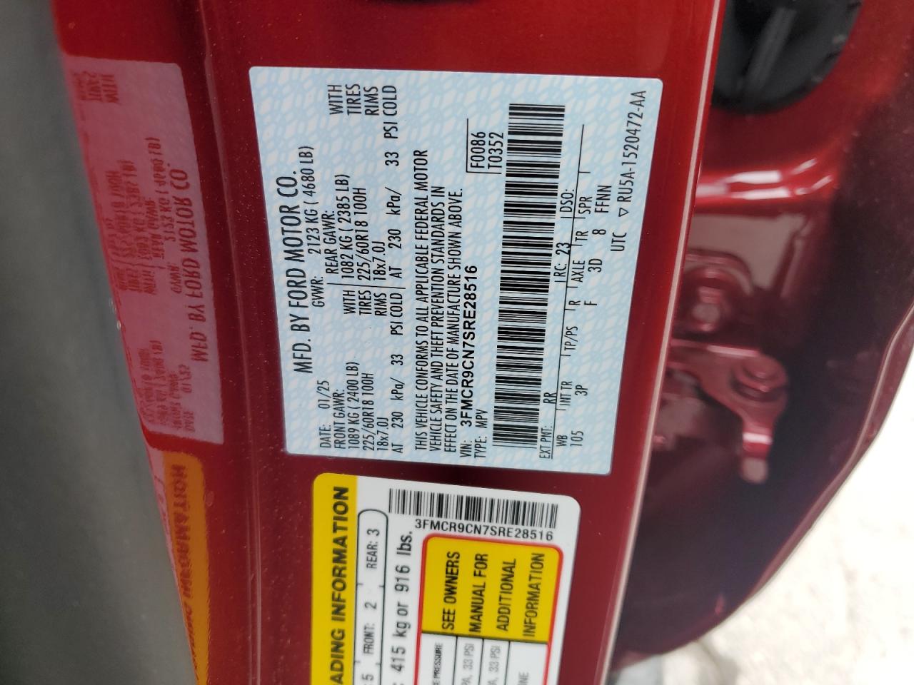 FORD BRONCO SPORT OUTER BANKS