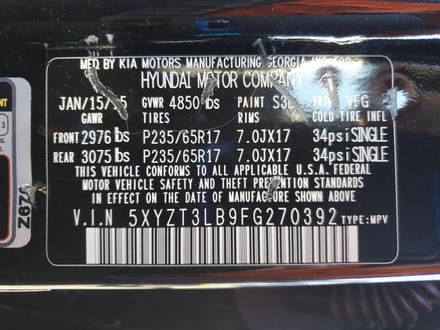 2015 HYUNDAI SANTA FE S - 5XYZT3LB9FG270392