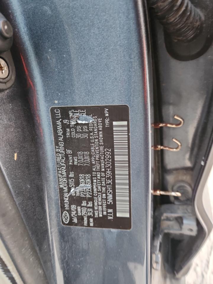 Lot #3277175929 2009 HYUNDAI SANTA FE S